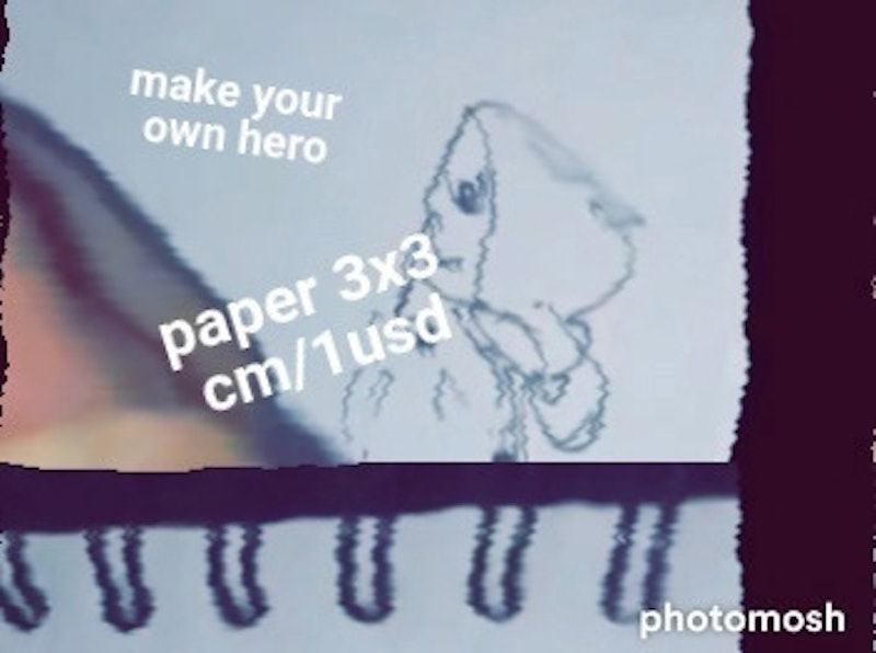 PAPERS CUT SOURCE DRAW 3X3 CM