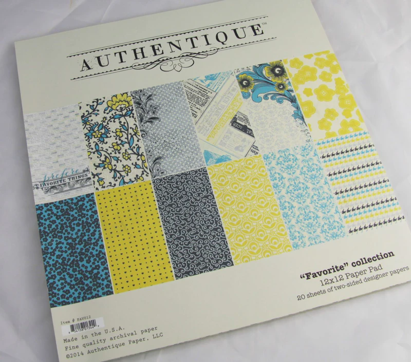 Authentique™ Scrapbook-Block "Favorite"
