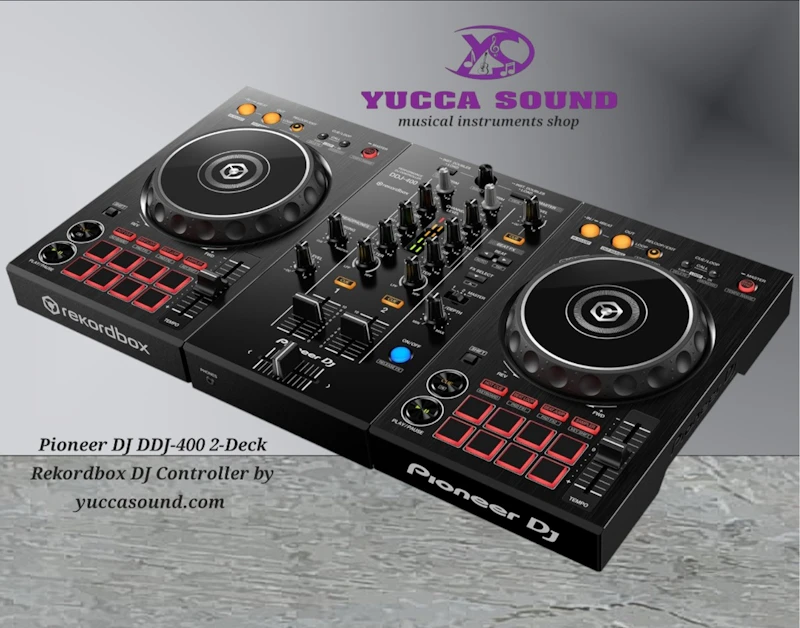 Pioneer DJ DDJ-400 2-Deck Rekordbox DJ Controller