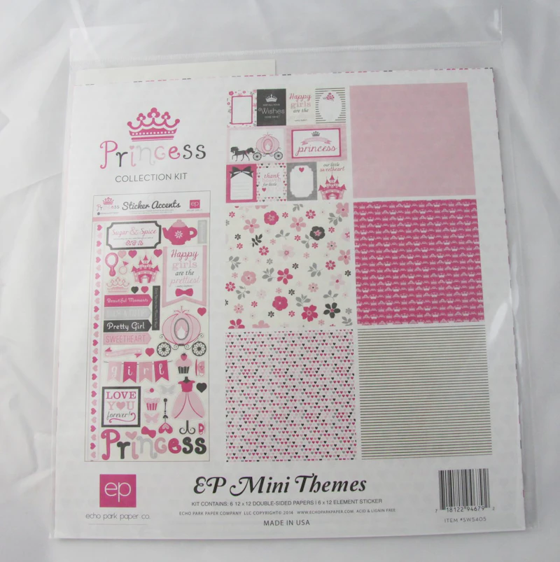 Mini Scrapbook-Set "Princess"