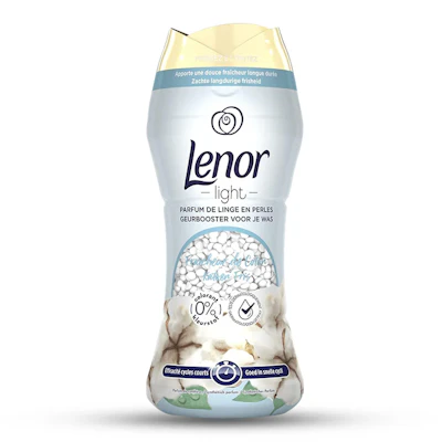 LENOR | Light | Parfum de Linge en Perles | Fraîcheur de Coton | 210g 