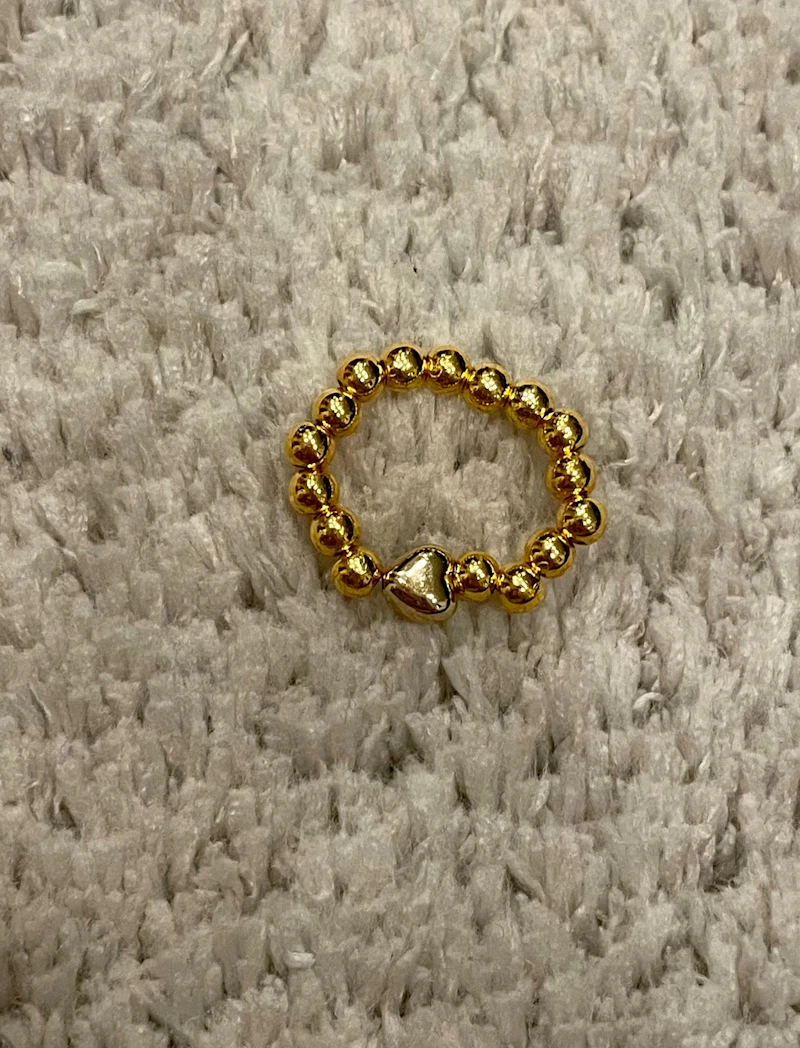 Golden Heart Ring