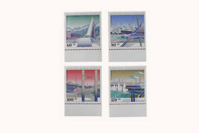 Robbert´s Briefmarken Deutschland MiNr. 1650-53 Sporthilfe : Olym. Sportstätten Deutschland, postfrisch