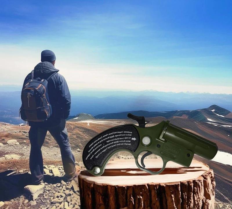 Pistolet de détresse Lance Fusée O&N (US) Compatible 12/50 Gomme cogne 