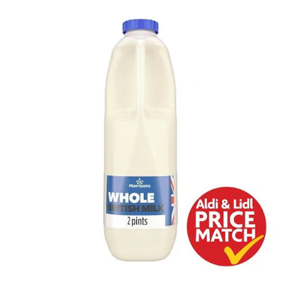 British Whole Milk 2 Pint