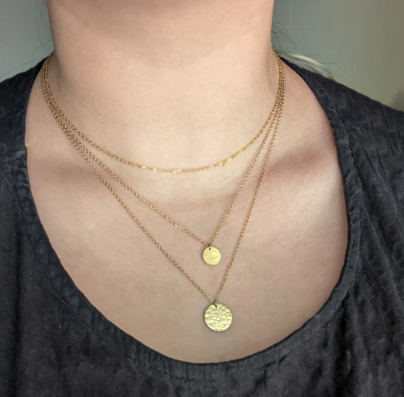 3-Piece Layering Necklace- Silver
