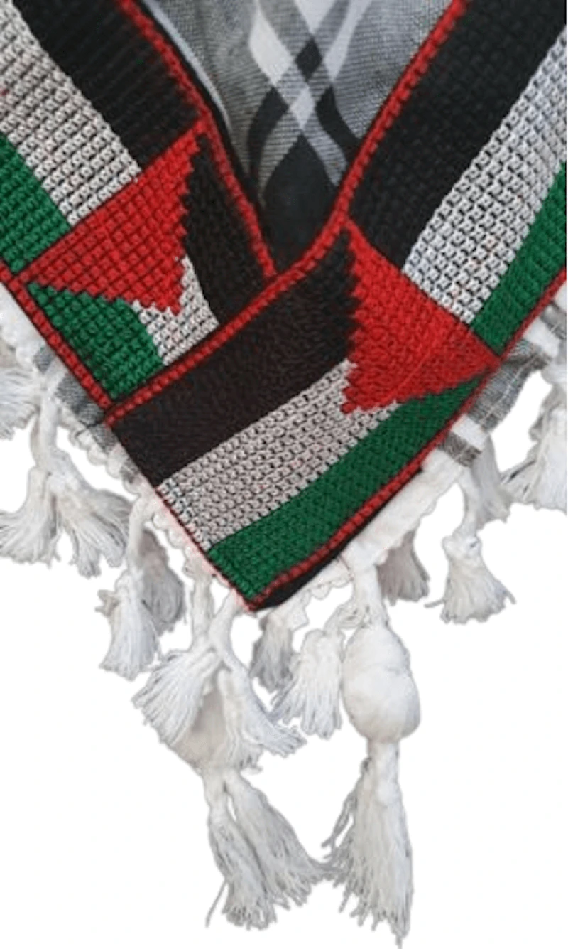 Palestine flag scarf White men/women shawl scarf head wrap