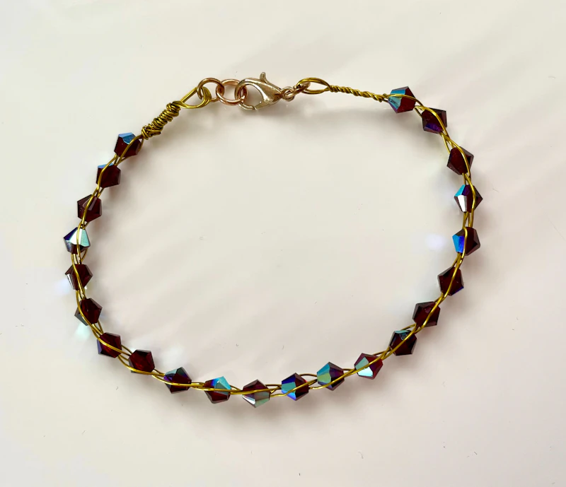 Red cristal Armband