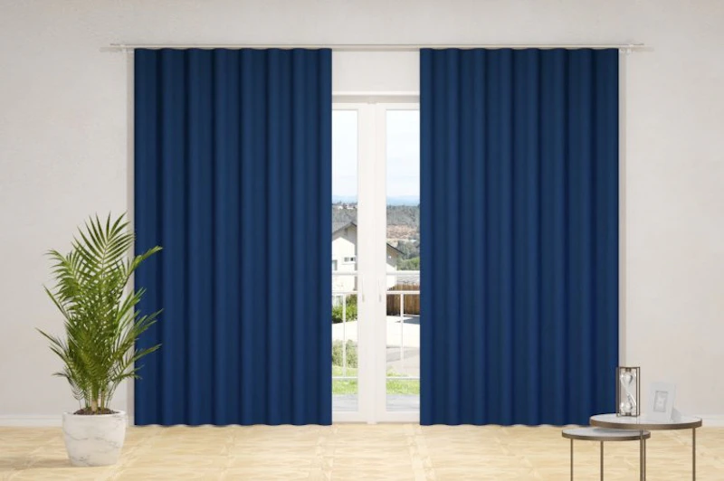 Curtain fabrics - SUNOUT, (back side of fabrics woven in white color), in 85 colors, width - 1,50 m.)