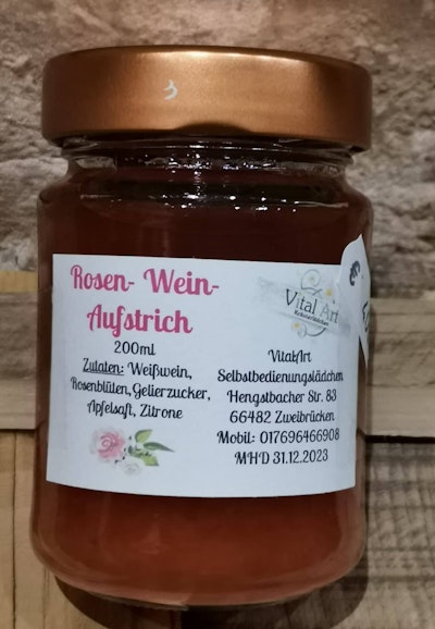 Rosenblüten- Weingelee, 200g