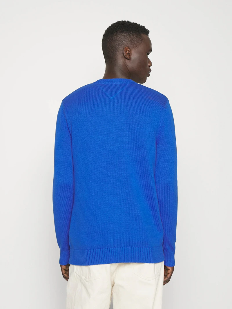 TOMMY HILFIGER - PULL BLEU ROYAL NECK CREW 
