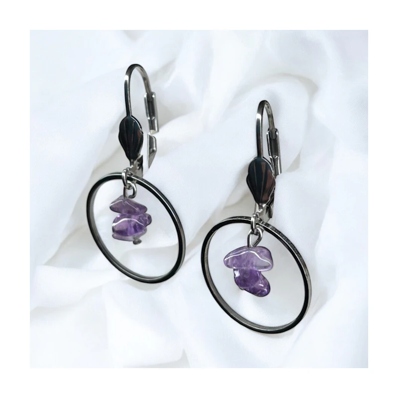 Ohrringe "Sina" mit Amethyst