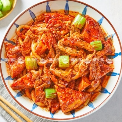 Fried Chinese Udon with Beef (觀音堂新豐疆小樂)