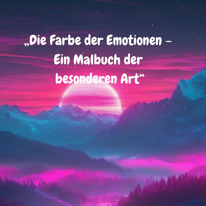 Die Farbe der Emotionen - Ein Malbuch der besonderen Art