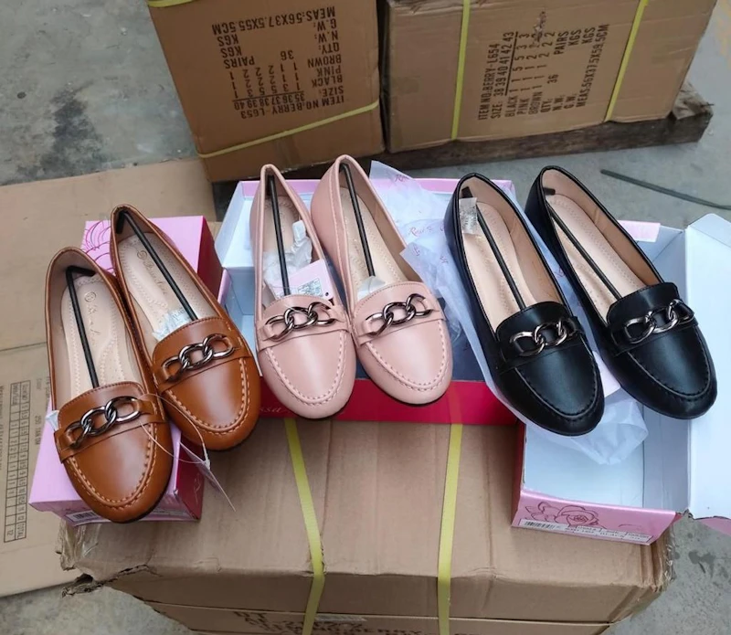 Ladies cover Shoe- Black, Brown, Pink - Size: 37-43