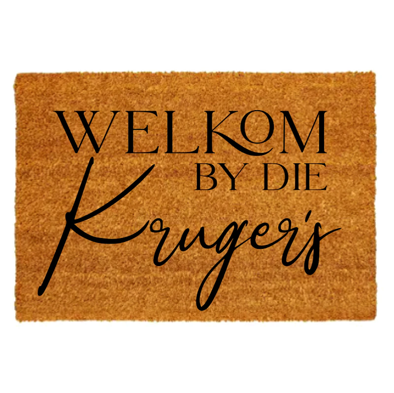 Kruger doormat