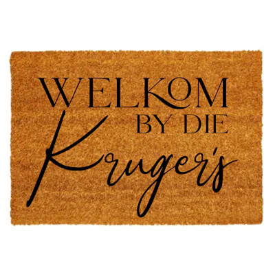 Kruger doormat