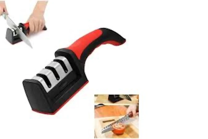 Aiguiseur Manuel De Couteaux Professionnel (3niveaux)