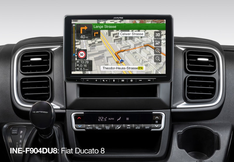 Alpine INE-F904DU8 Fiat Ducato Serie 8 Navigation