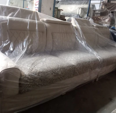 Fourteen Seater Velvet Sofa