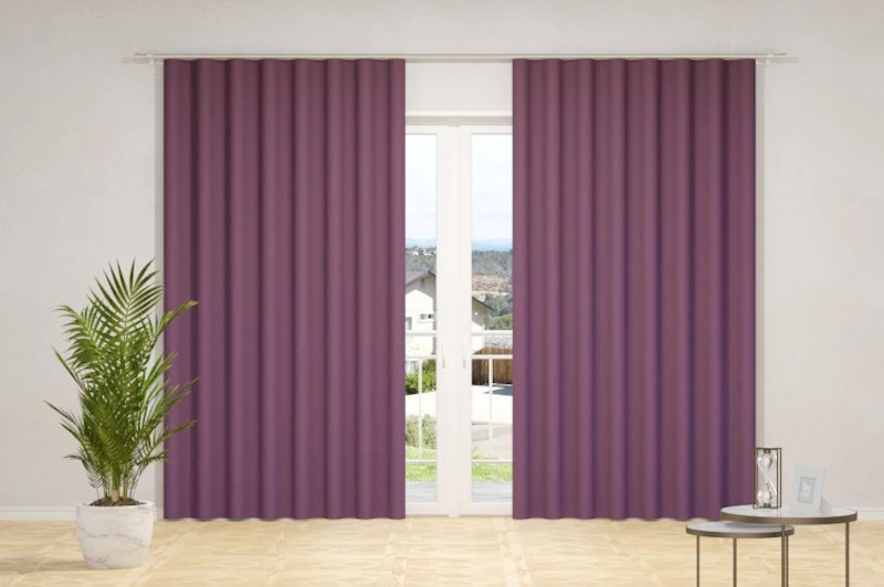 Curtain fabrics - SUNOUT, (back side of fabrics woven in white color), in 85 colors, width - 1,50 m.)