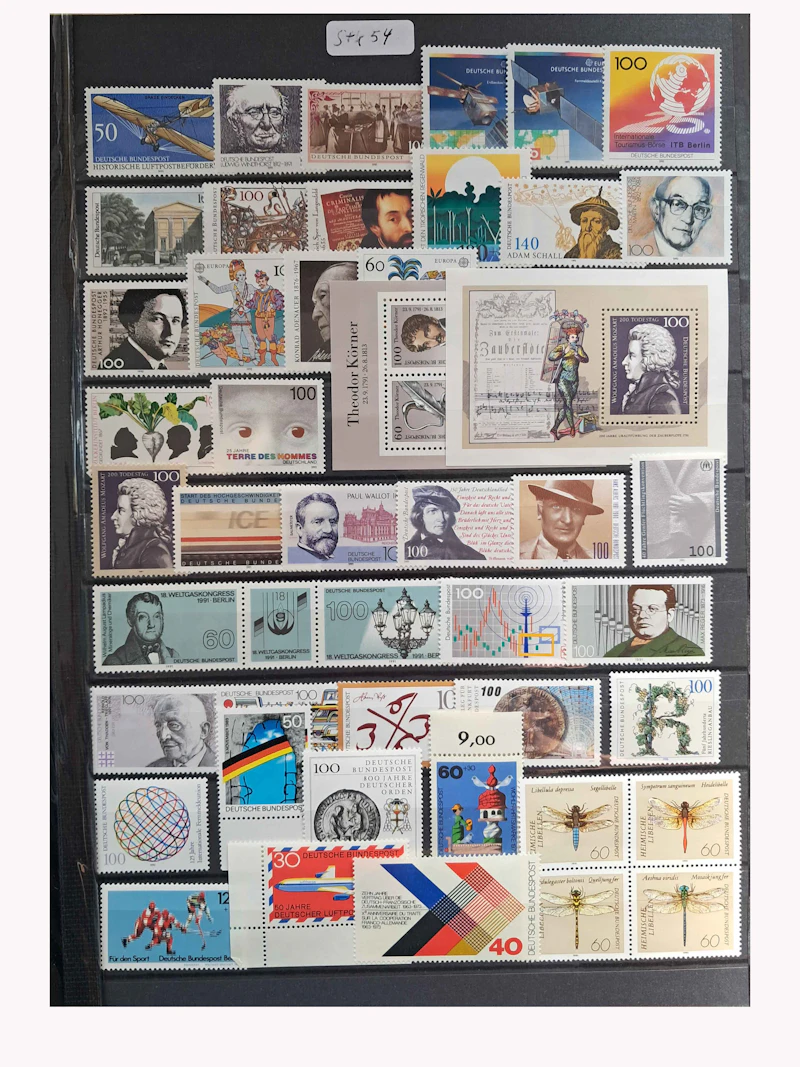 Robbert´s Briefmarken Deutschland Sondermarken Posten postfrisch, Skt 54