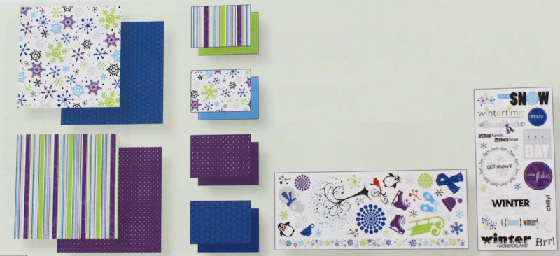 Creative Memories™ Themenpäckchen "Farbenfreude Winter"