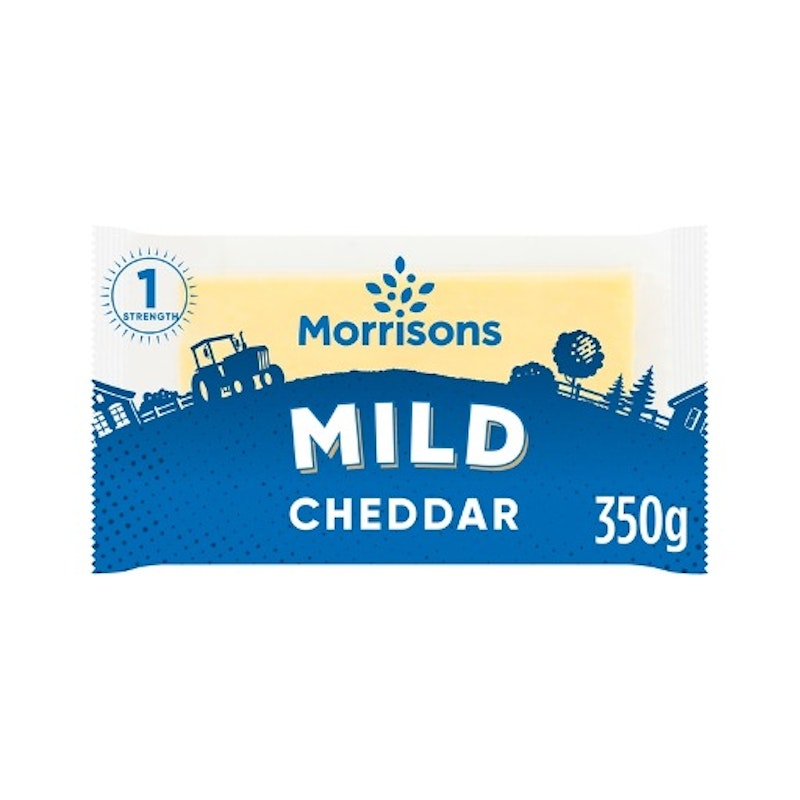 Morrisons Mild Cheddar Cheese 350g