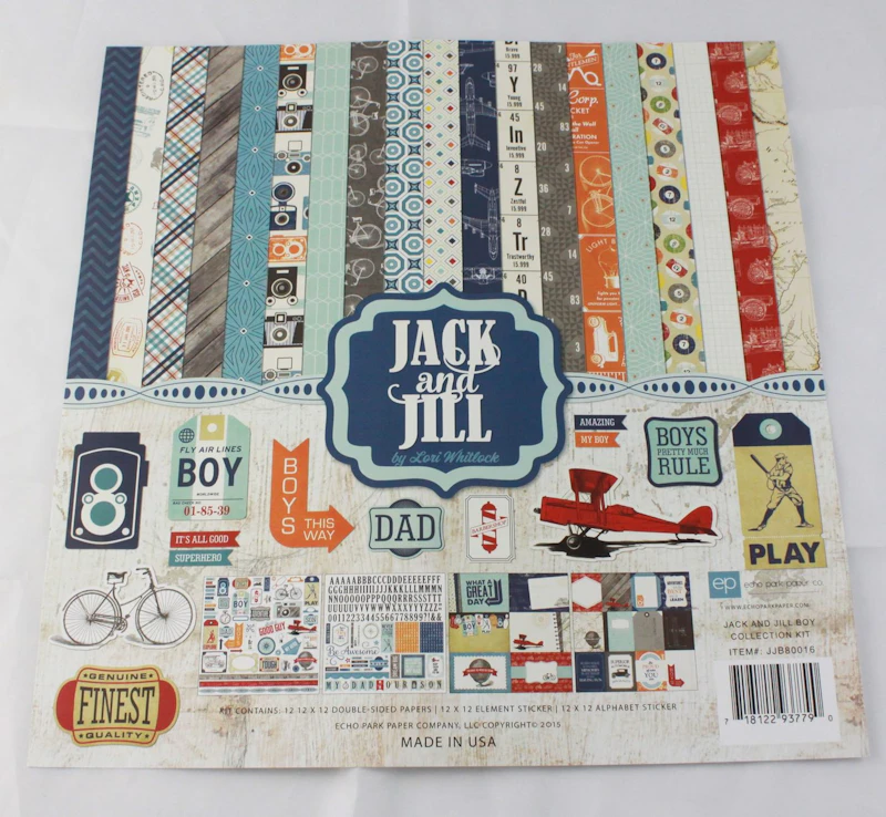 Scrapbook - Set "Jack & Jill" , Boy