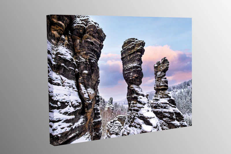 Die Herkulessäulen im WInter