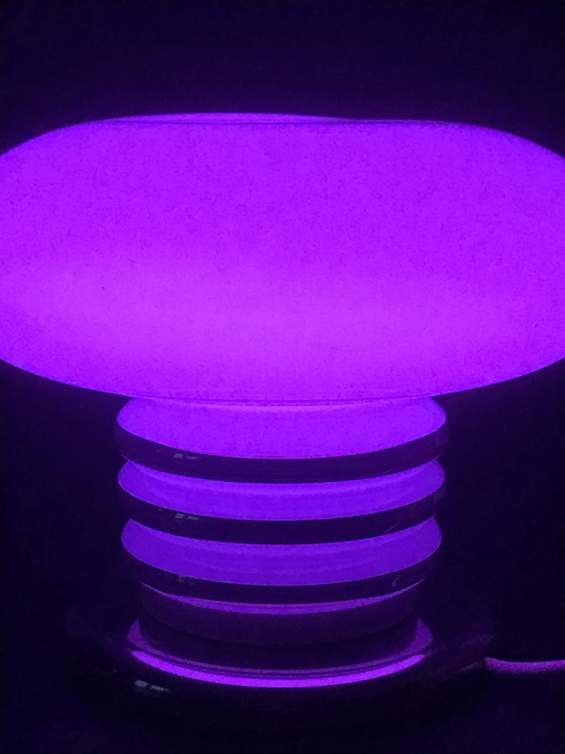 Vintage Mushroom Pilz Glaslampe