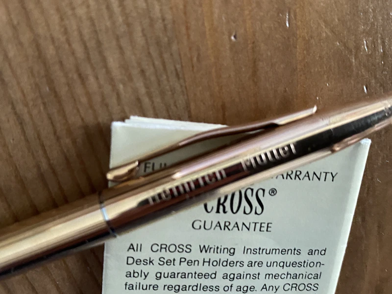 True vintage 1970er Cross Classic Century 14KT Gold 0,7MM Bleistift