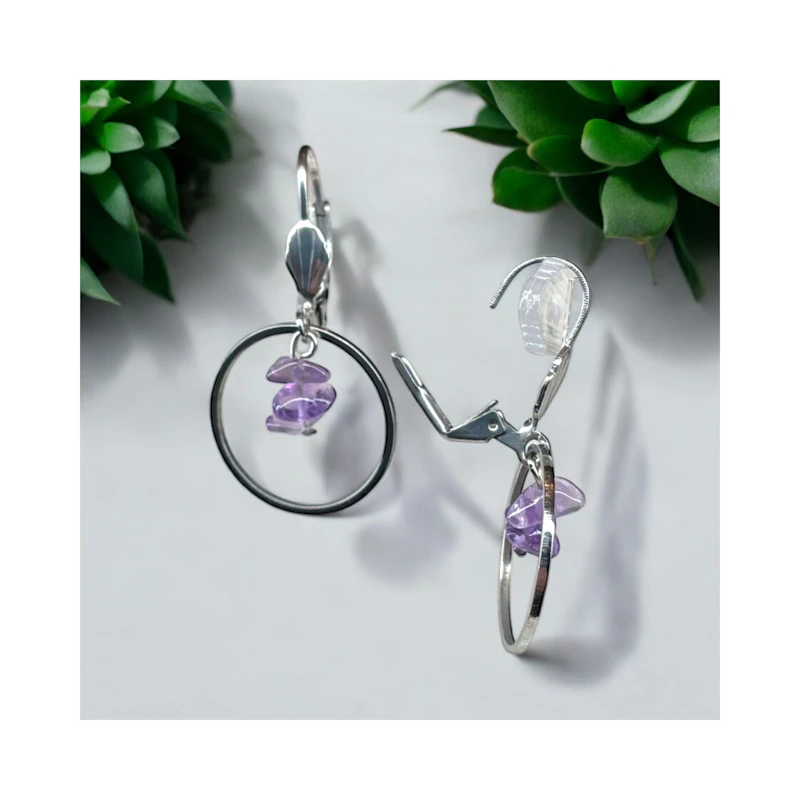 Ohrringe "Sina" mit Amethyst