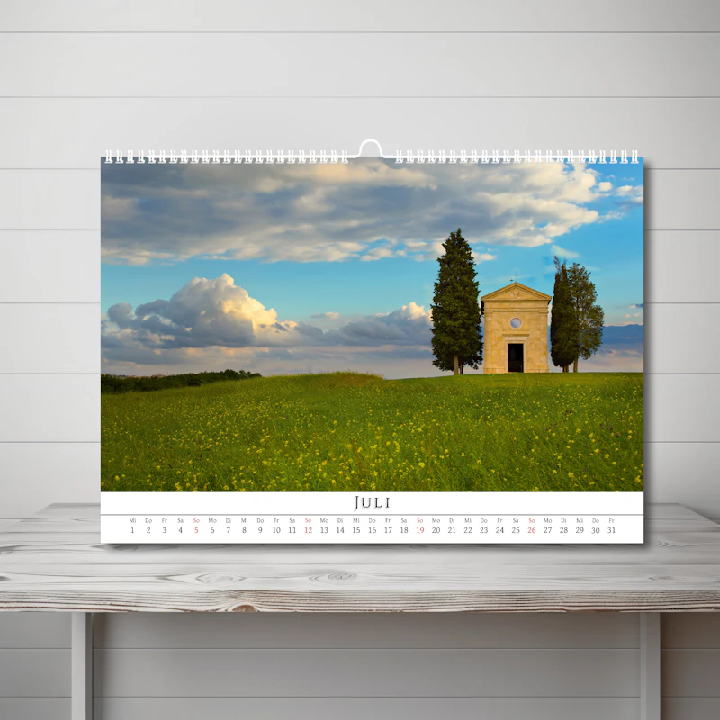 DIN A3 Wandkalender Italien 2026
