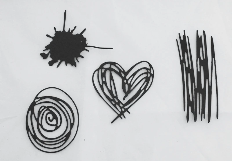 Die Cut - Schablonen - Set "Graffiti"