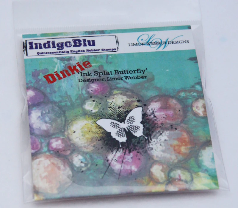 IndigoBlu Dinkie A7 Stempel "Ink Splat Butterfly"