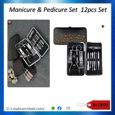  Manicure & Pedicure Set12pcs Set