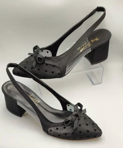 Black bow designers ladies shoe - Size: 37-43