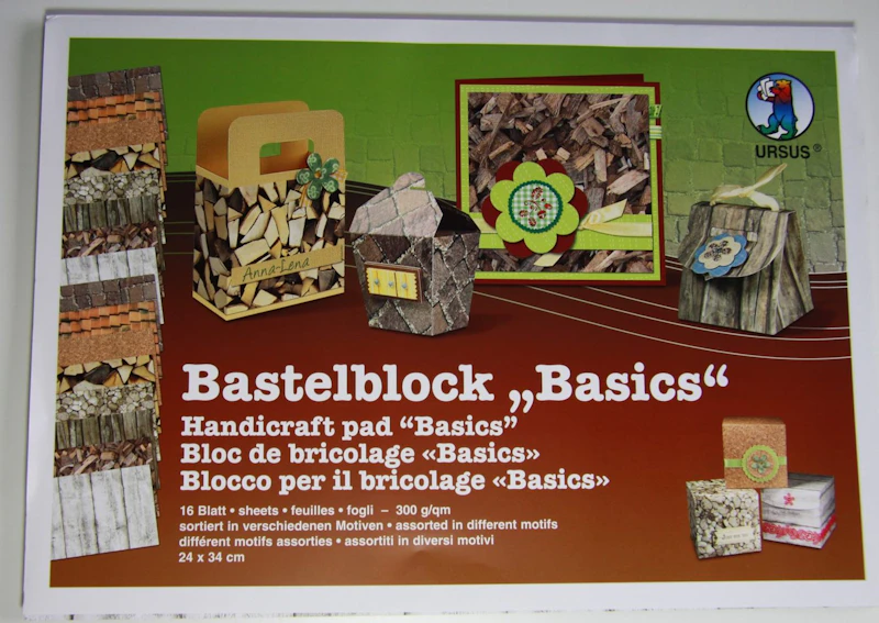 Bastelblock "Basics", 24x34cm