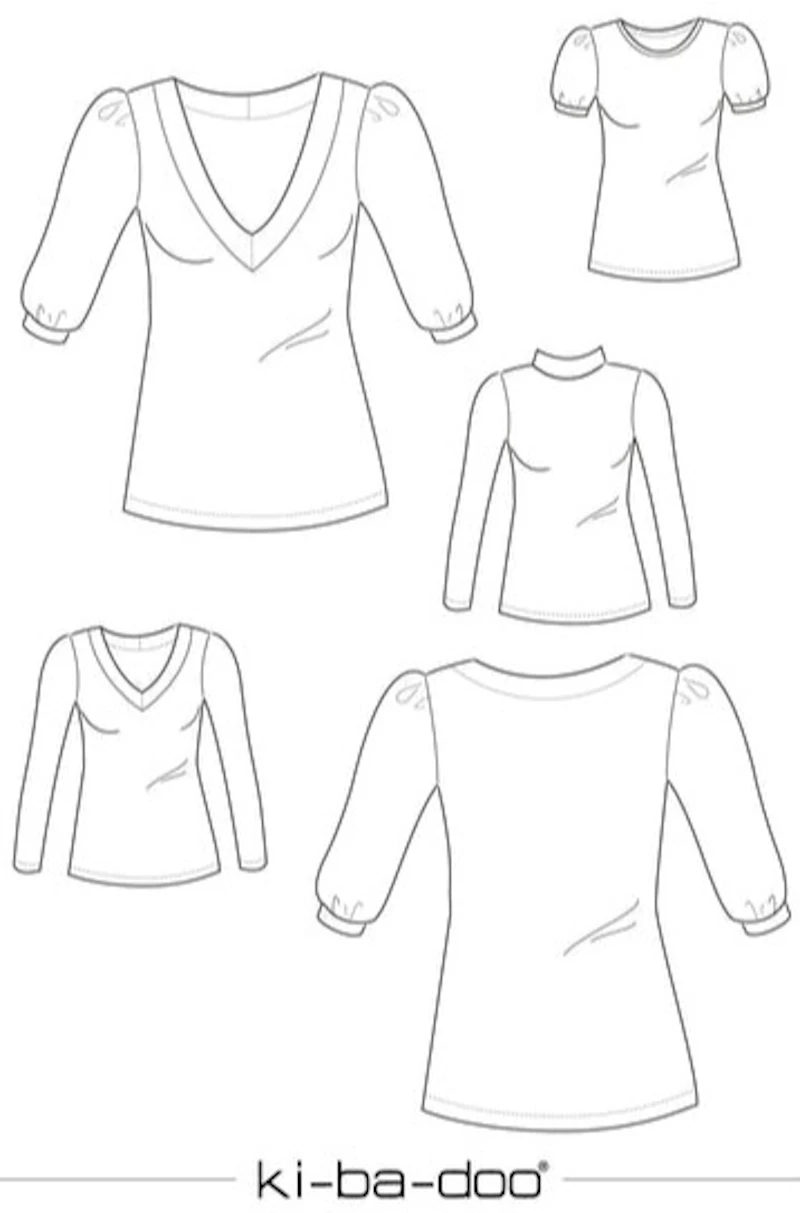 PAPIERSCHNITT SHIRT GRETA | GRÖSSE 32-50
