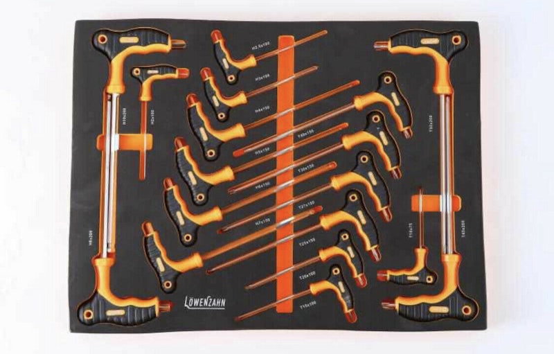 Werkzeugwagen Premium gefüllt 7 Schubladen Schaumeinlagen