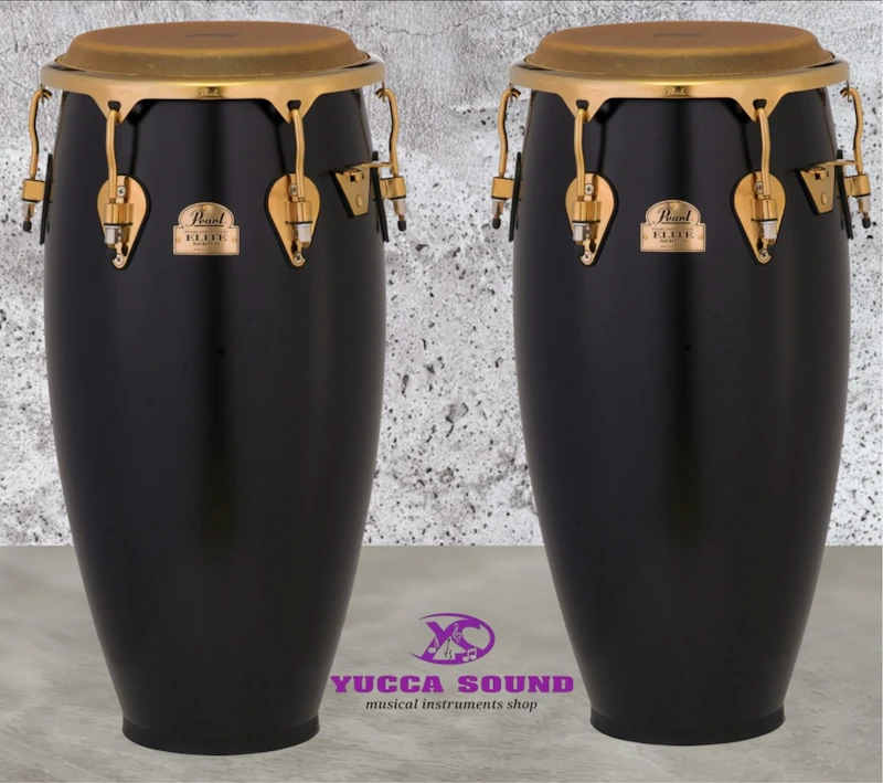 Pearl 11.75 Mini Series Thai Oak Conga - Satin Black