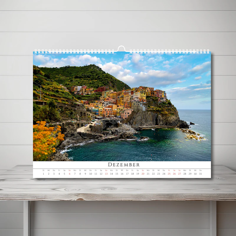 DIN A3 Wandkalender Italien 2026