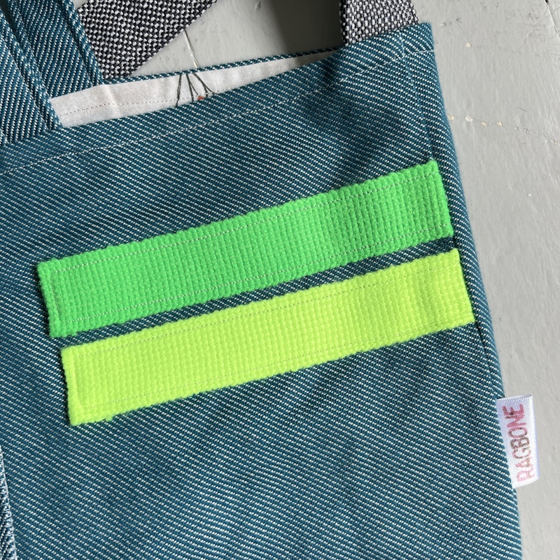 Teal & Neon Everyday Tote