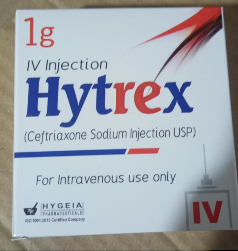Hytrex 1g inj ( Ceftriaxone sodium)