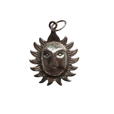 Charm Sonne echt Silber Einzelstück