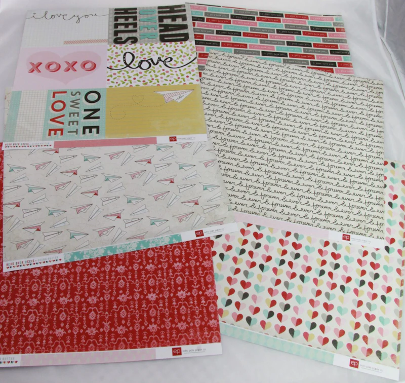 Scrapbook-Set "Head over Heels"