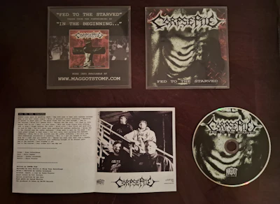 CORPSE PILE - "FED TO THE STARVED" SINGLE-CD