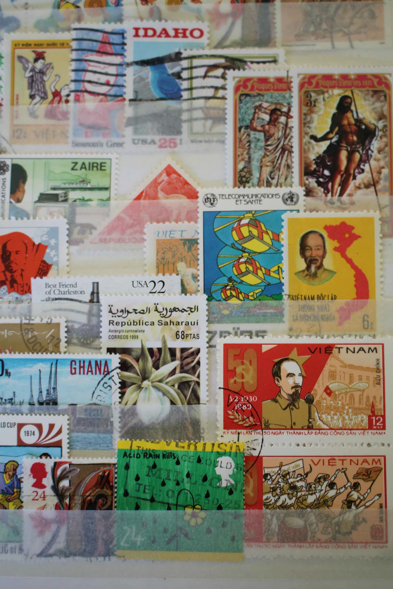 Robbert´s Briefmarken Posten Ausland gestempelt, Skt 55