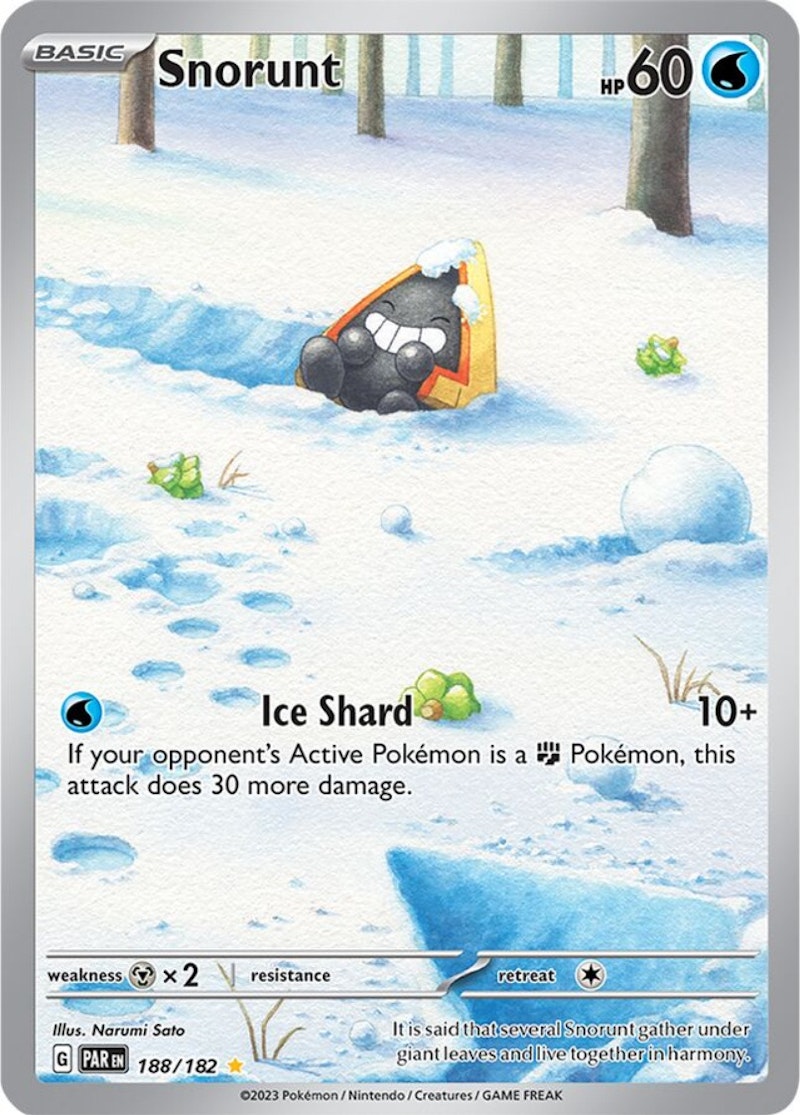 Pokemon TCG: Snorunt - 188/182 - SV04: Paradox Rift